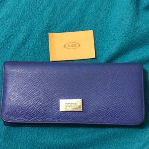 Royal Blue Tods Wallet